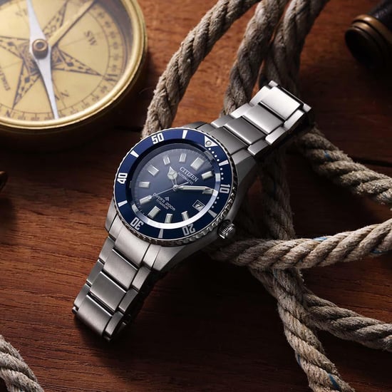 Citizen Promaster Duiker Heren Zilveren Watch NB6021-68L - Image 5