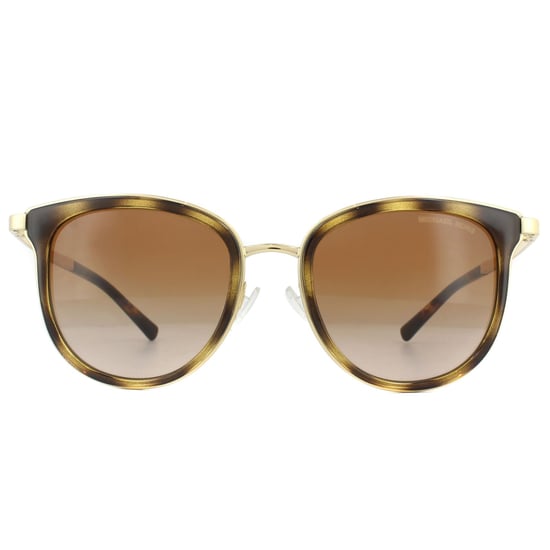 Michael Kors Sunglasses Adrianna 1 1010 110113 Dark Tortoise Gold Brown Gradient