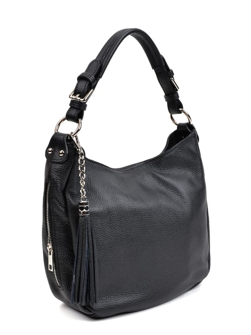Anna Luchini SS22 AL 1516 Zwart Rundleer Tas - Image 4