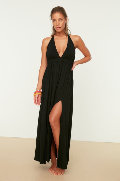 Trendyol Vrouw/Meisje V-hals maxi Jurk - Image 2