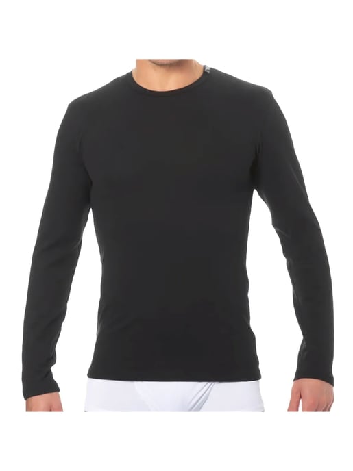 Emporio Armani heren T-shirt met adelaarsmotief van piqué. - Image 1