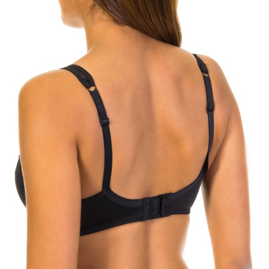 Non-wired bra with elastic sides 04974 woman