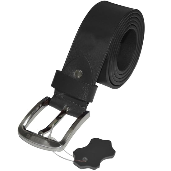 Kruze Heren Zwart Leren Riem - Image 1