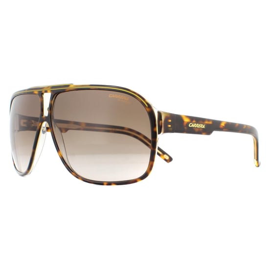 Carrera Aviator Mens Havana Brown Gradient Sunglasses