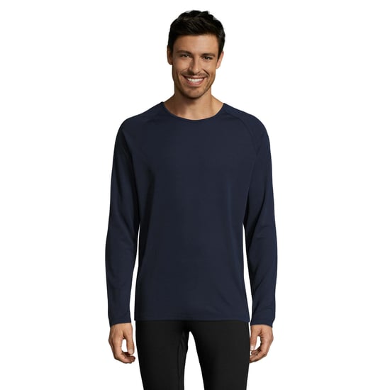SOLS Heren Sport T-shirt met lange mouwen (Franse marine) - Image 1