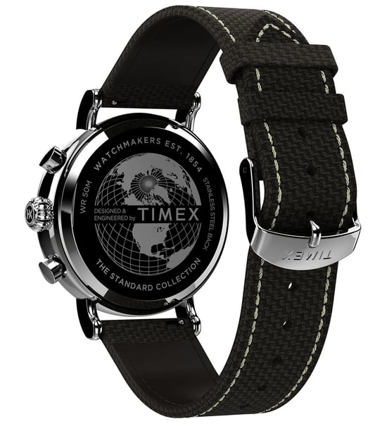 Timex Standard Chrono Heren Horloge Bruin TW2V43800 - Image 2