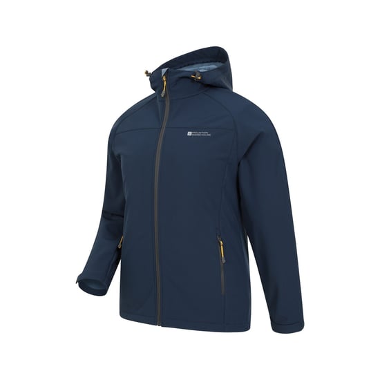 Mountain Warehouse Heren Exodus Waterdichte Soft Shell Jas (Blauw) - Image 4