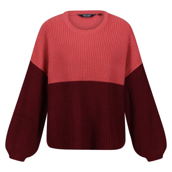 Regatta Womens/Ladies Kamaria Knitted Jumper (Mineral Red/Cabernet)