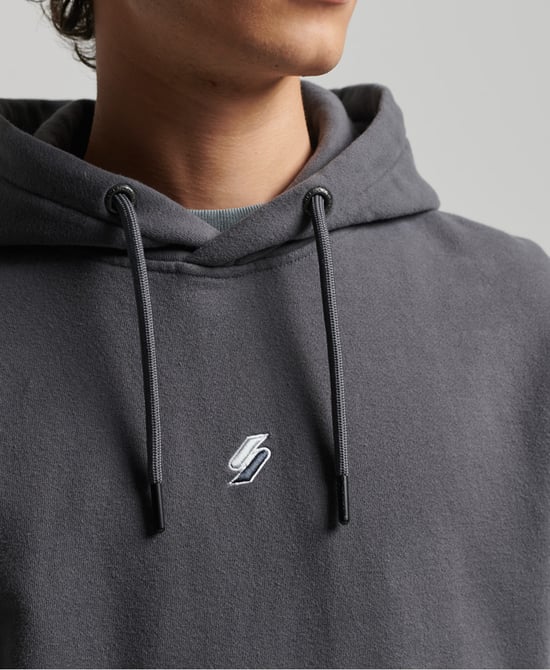 Superdry Womens Code Linear Loose Overhead Hoodie