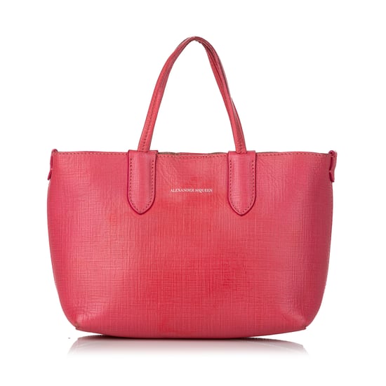 Vintage Alexander McQueen Leather Satchel Pink - Image 1