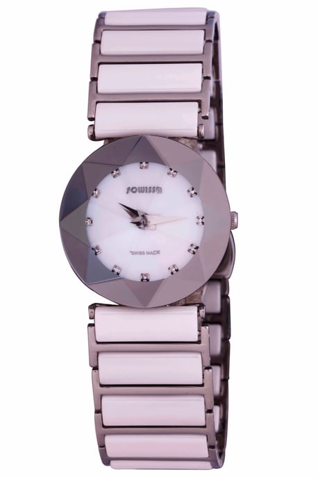 Jowissa: facet women'smother of pearl watch