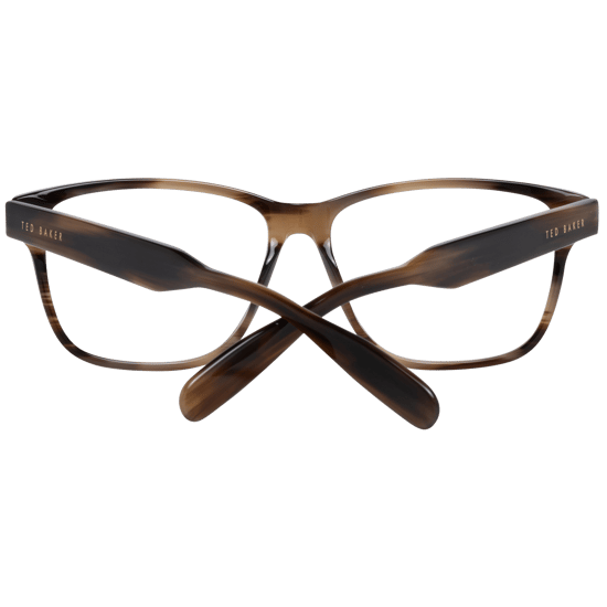 Ted Baker Square Mens Brown Horn Beige Glasses