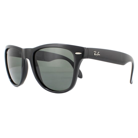 Ray-Ban Sunglasses Folding Wayfarer 4105 Black Green Polarized 601/58 54mm