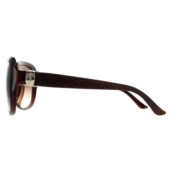 Salvatore Ferragamo Rechthoekige Dames Bruine Gradient Zonnebril - Image 3