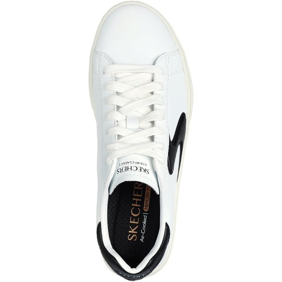 Skechers Eden LX - Stralende Glorie Polyurethaan Dames Wit/Zwart Trainers - Image 3