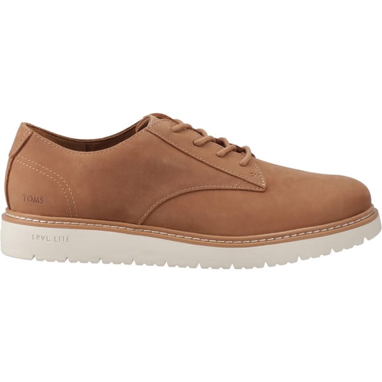 TOMS Navi TRVL LITE Leer Heren Tan Veterschoenen - Image 5