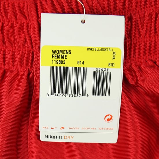 Nike Dri-Fit Supreme Basketball Shorts Red Womens Stretch Bottoms 119803 614