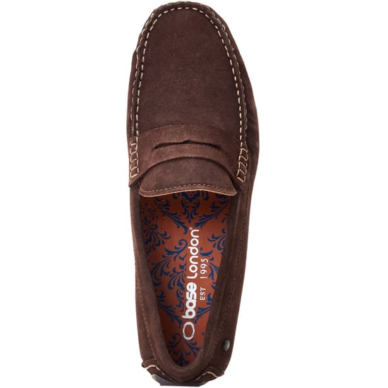 Base London Collins Leer Heren Donker Bruin Loafers - Image 4