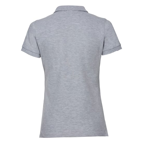 Russell Dames/Dames Stretch Fitted Poloshirt (Lichte Oxford Heide) - Image 2