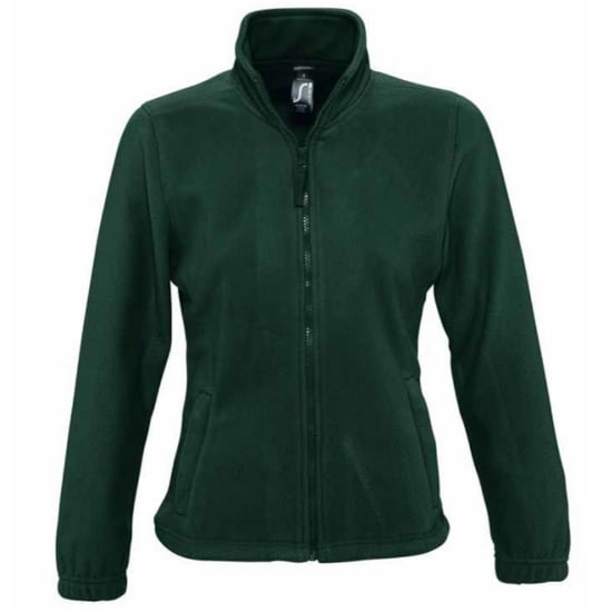 SOLS Dames/dames North Full Zip Fleece Jacket (Bosgroen) - Image 1
