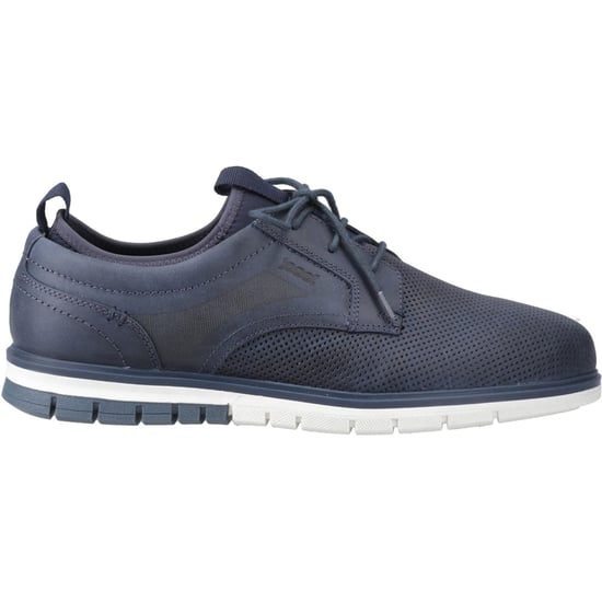 Pod Murphy Leer Heren Navy Veterschoenen - Image 5