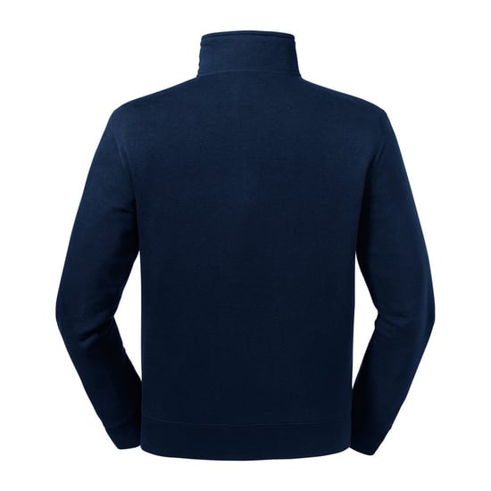 Russell Heren Authentieke Zip Neck Sweatshirt (Franse marine) - Image 2