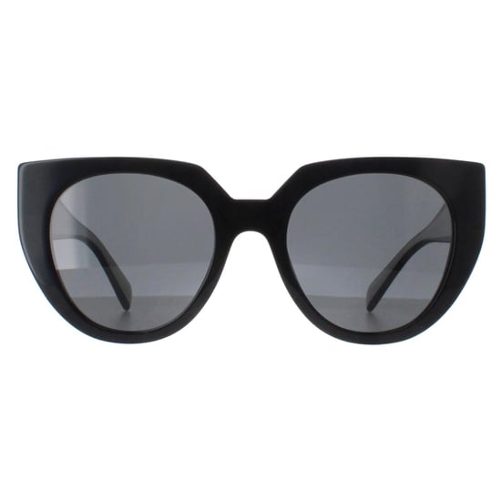 Prada Cat Eye Womens Black and Talc Dark Grey PR14WS