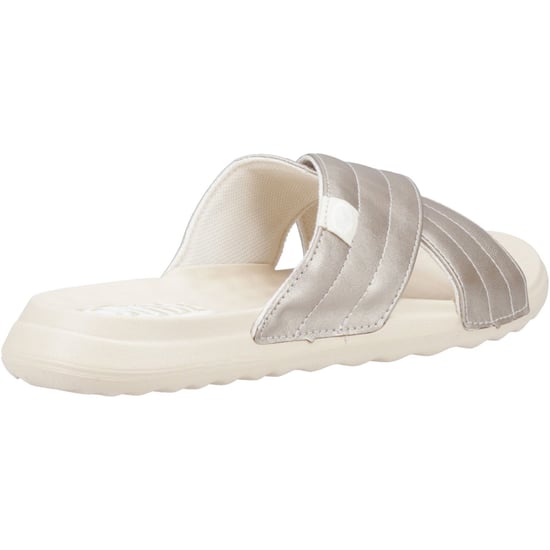 HEYDUDE Christi Slide Distressed Polyurethaan Vrouwen Metallic Sandalen - Image 2