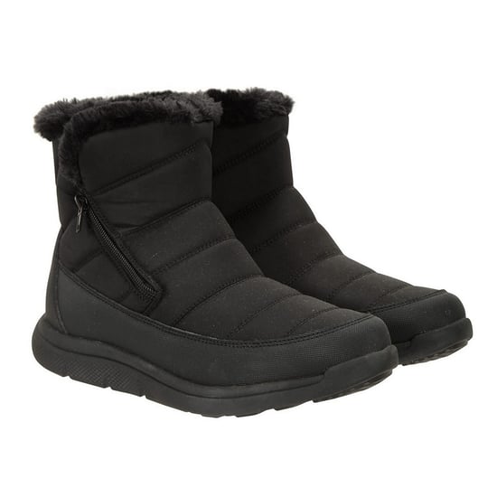 Mountain Warehouse Dames/Dames Boston fleece gevoerde sneeuwlaarzen (Zwart) - Image 3