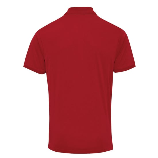 Premier Heren Coolchecker Pique korte mouw Polo T-Shirt (Bourgondië) - Image 2