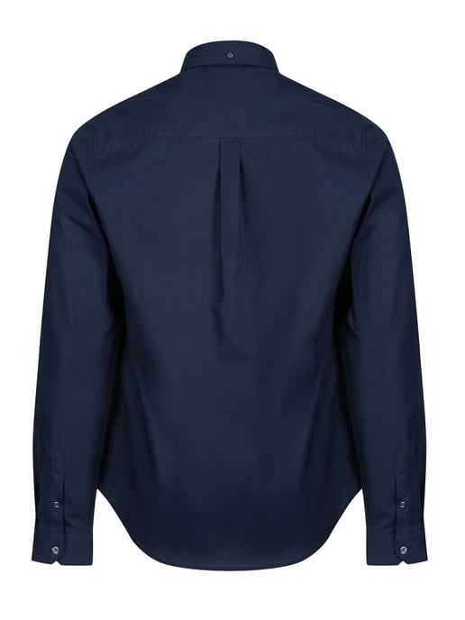 Luke 1977 Telford Tailored Fit Smart Shirt Navy