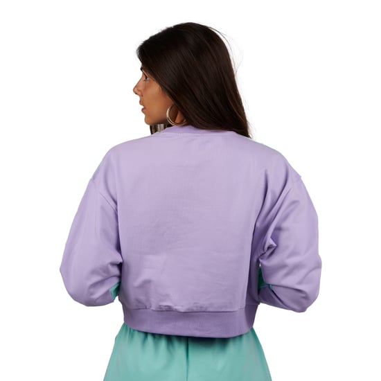 Be Happy RSC-S2102 women's short long-sleeved round neck sweatshirt