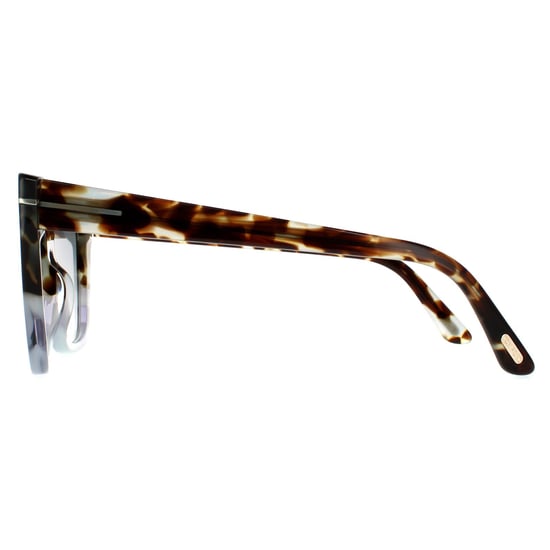 Tom Ford Cat Eye Womens Coloured Havana Grey Gradient