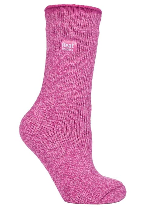Dikke thermo sokken van merinowol voor dames - Roze - Image 1