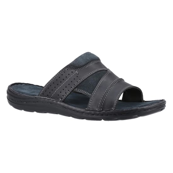 Hush Puppies Heren Archer Leren Muiltjes (Zwart) - Image 4