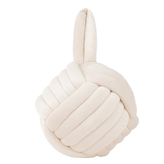 furn. Knot Entwined Velvet Novelty Door Stop