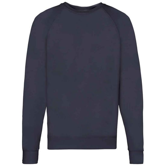 Fruit of the Loom Unisex Lichtgewicht Raglan Sweatshirt voor volwassenen (Deep Navy) - Image 1
