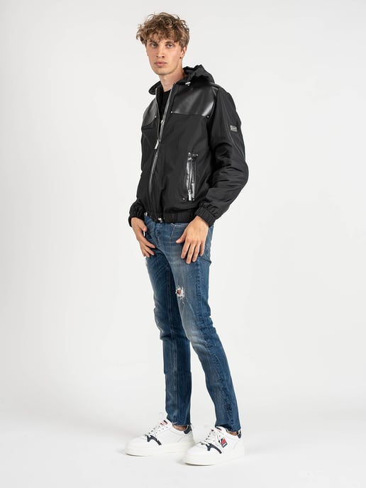 Les Hommes jas Windbreaker Mannen zwart - Image 6