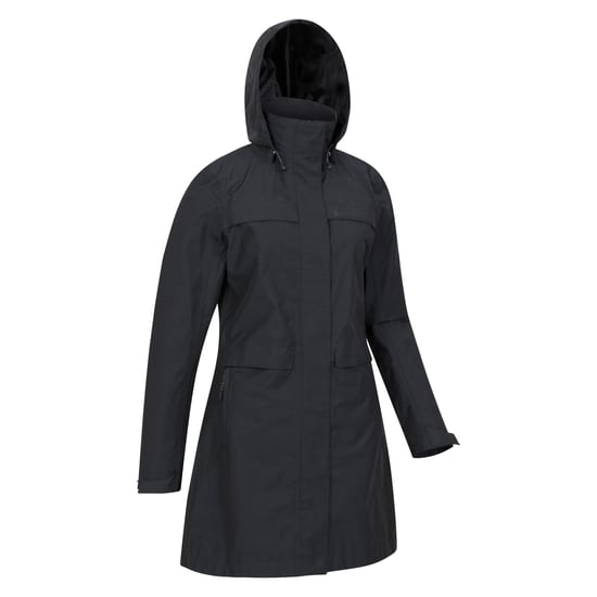 Mountain Warehouse Dames/Dames Cloudburst Textured Waterdichte Jas (Zwart) - Image 3