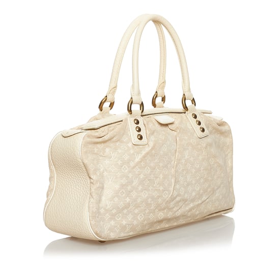 Vintage Louis Vuitton Mini Lin Trapeze GM White