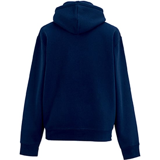Russell Mens Authentic Hooded Sweatshirt / Hoodie (French Navy)