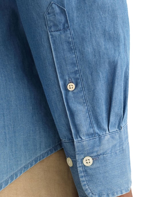Gant Heren Regular Fit Overhemd | Indigo Overhemd - Image 5
