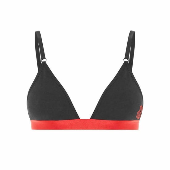 Nicce Verstelbare Bandjes Zwart/Rood Dames Hart Driehoek Bralette 211 2 15 07 0043 - Image 1