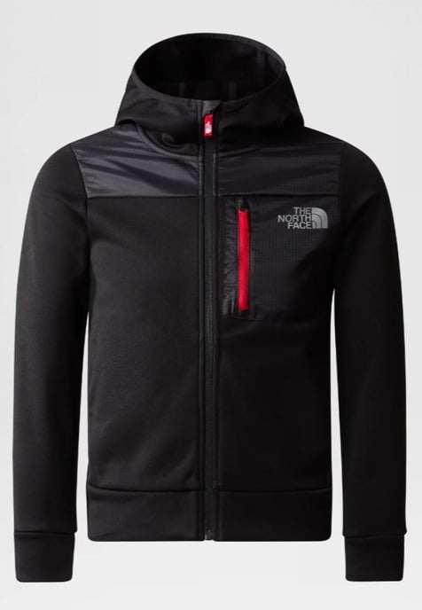 The North Face Mittellegi jack met capuchon voor jongens in zwart - Image 1