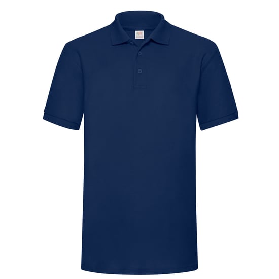 Fruit of the Loom Heren Polycotton Pique Zwaar Poloshirt (Marine) - Image 1