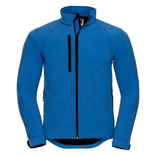 Russell Effen Soft Shell Jas Heren (Azuurblauw) - Image 1