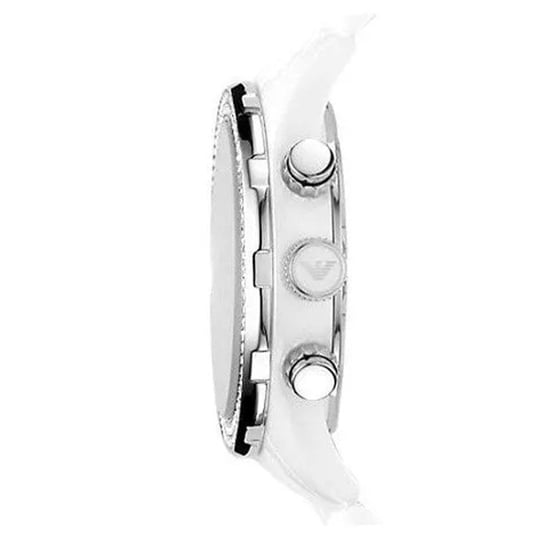 Emporio Armani AR1456 Ceramica Kristal Wit Dames Horloge - Image 3