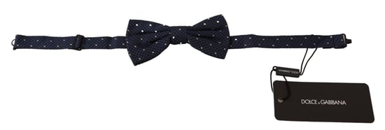 Dolce & Gabbana Mannen Donkerblauwe Patroon Verstelbare Nek Papillon Vlinderdas - Image 2