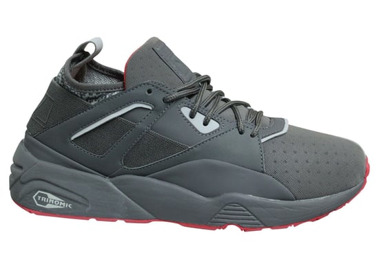 Puma x Staple Blaze Of Glory Sock Slip On Grey Lace Up Mens Trainers 363204 02