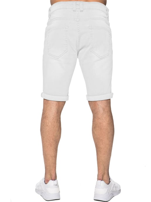 Heren Ripped Skinny Shorts - Image 3